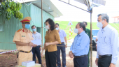 Phó bí thư Thường trực Tỉnh ủy thăm, động viên lực lượng kiểm soát phòng, chống dịch Covidtại huyện Bù Gia Mập