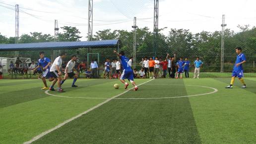 Xã Long Hà dành huy chương vàng môn bóng đá nam tại Đại hội Thể dục Thể thao huyện Bù Gia Mập lần thứ I năm 2013.