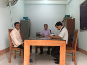 Chủ tịch UBND xã tiếp công dân định kỳ tháng 7