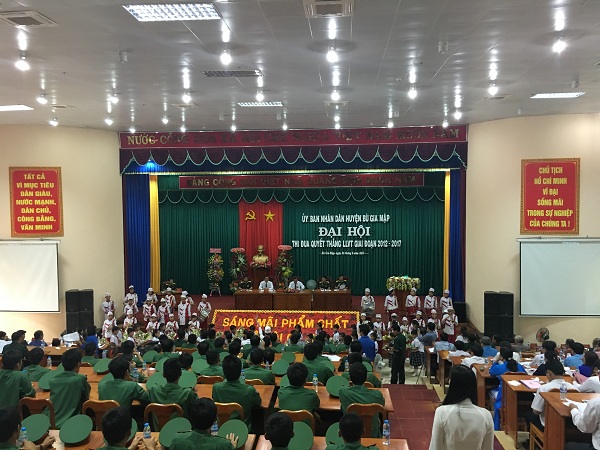 Huyện Bù Gia Mập tổ chức Đại hội thi đua quyết thắng lực lượng vũ trang giai đoạn 2017-2022