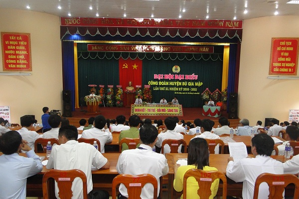 Đại hội đại biểu công đoàn huyện Bù Gia Mập lần thứ XI,  nhiệm kỳ 2016-2021