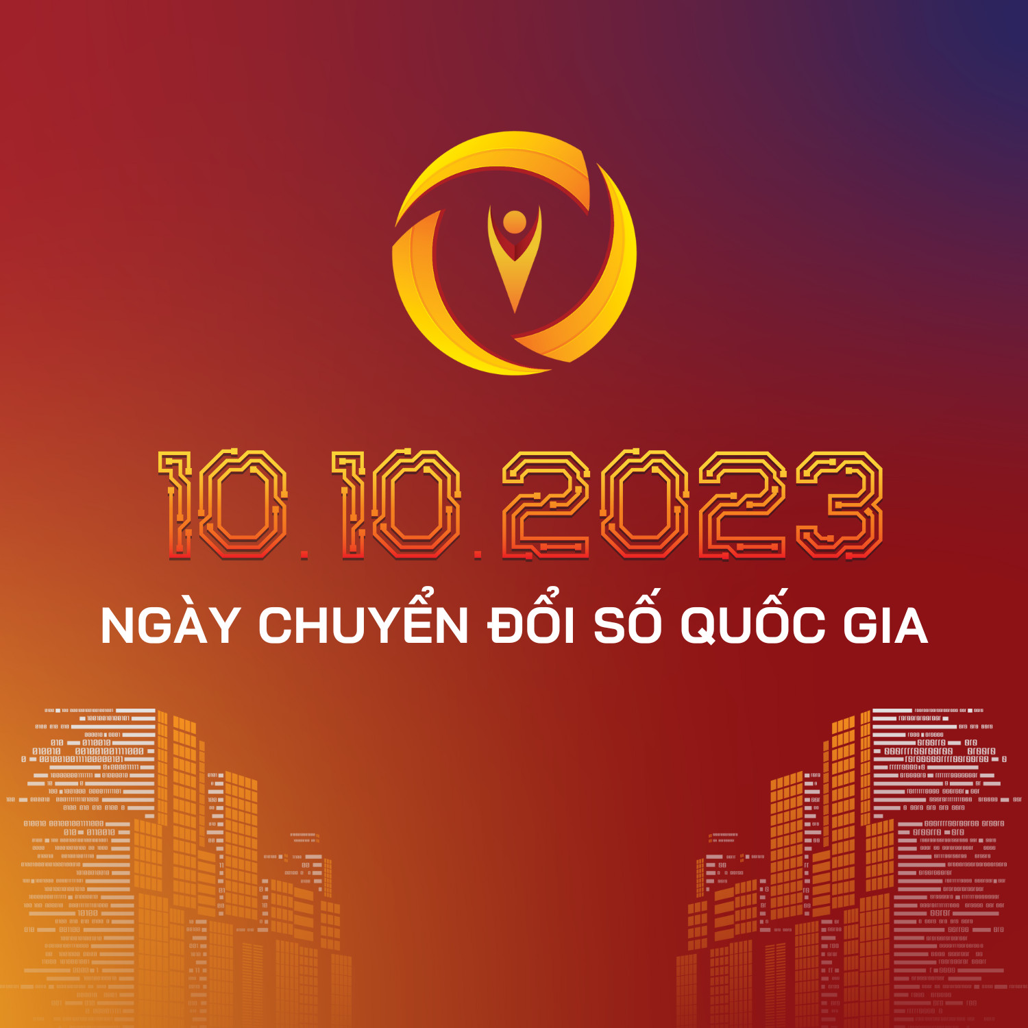 Bộ nhận diện Ngày Chuyển đổi số quốc gia năm 2023