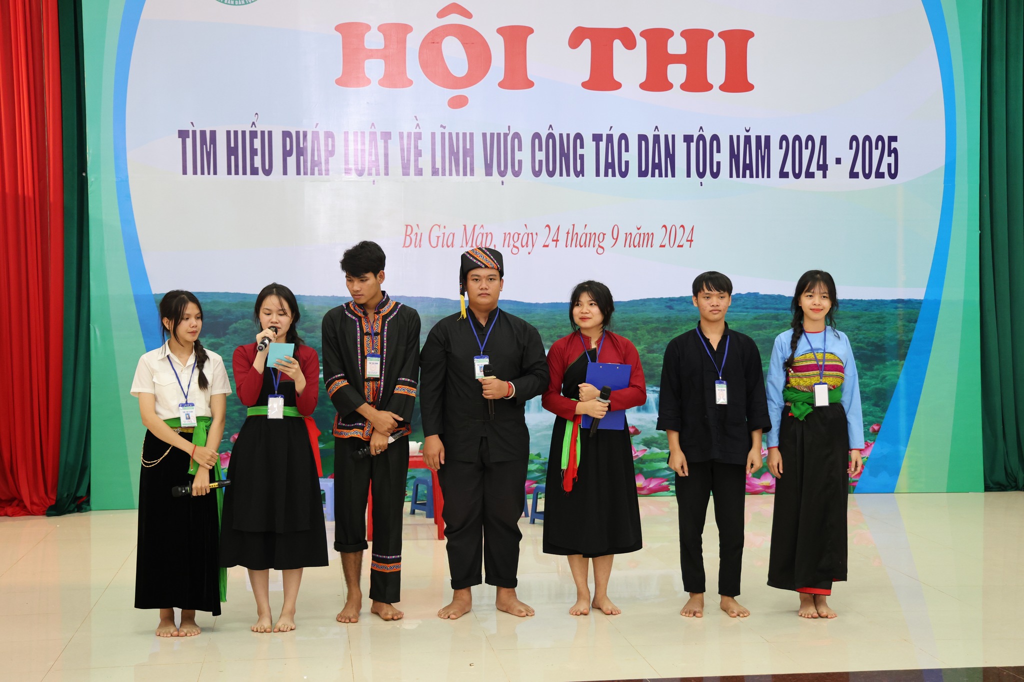 Bù Gia Mập tổ chức Hội thi Tìm hiểu pháp luật về lĩnh vực công tác dân tộc năm 2024